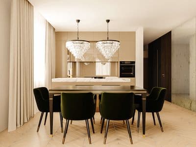 Individualus gyvenamasis namas Modernios klasikos krištolas