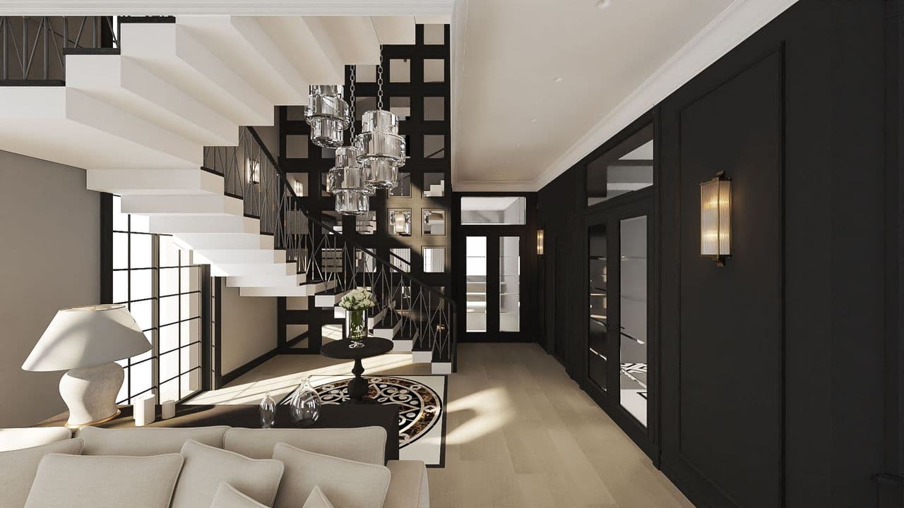 GYVENAMASIS NAMAS MODERNI KLASIKA SU AMERKIETIŠKU PRIESKONU - 001.jpeg